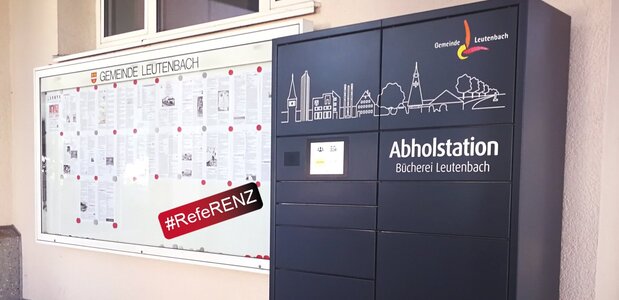 myRENZbox an der Bücherei in Leutenbach, Bild: RenzGroup