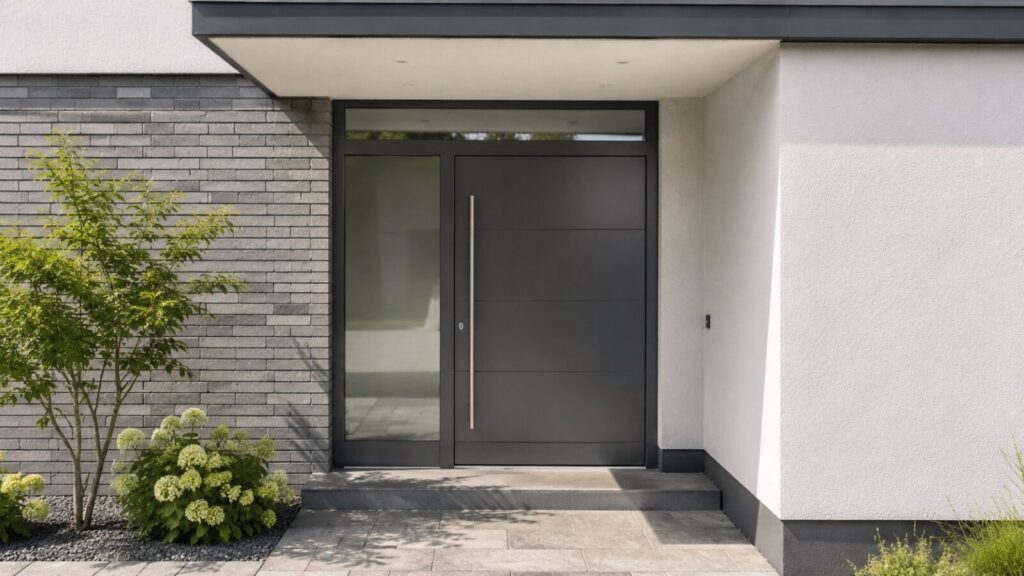 Haustür und Vordach als Einheit planen: Schutz, Licht und Design